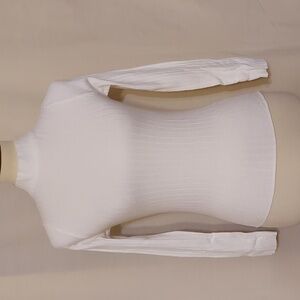 ‼️3 for $24‼️  Off-white Mock Neck Ribbed Sweater